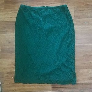 🍃Lace pencil skirt
